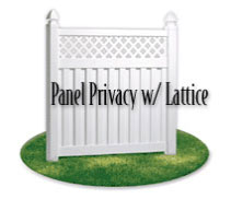 lattice fence panels added privacy for deck